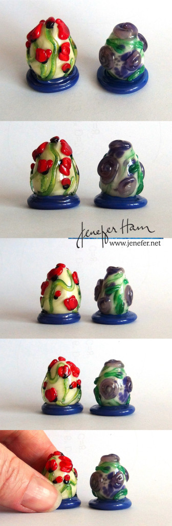 Floral Eggs by Jenefer Ham